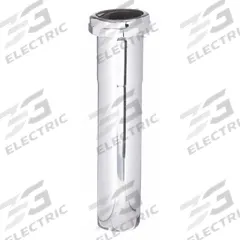 APPROVED VENDOR Extension: Brass, Chrome, Silver, 1 1/4 in Nominal Pipe Size, 6 in Overall Lg, Slip (MPN 1PNT9). Key specifications — Finish: Chrome; Includes: Nut and Washer; Brand: APPROVED VENDOR; Connection Type: Slip.
