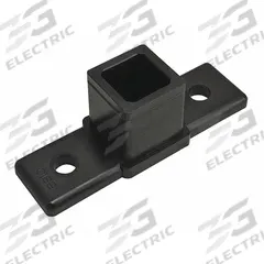 90° Straight Base Connector: 1 in x 3 in, Nylon, Anodized, Black, 90° Straight Base Connector (MPN 9240). Key specifications — Finish: Anodized; Material: Nylon; Brand: 80/20; Product Type: 90° Straight Base Connector.