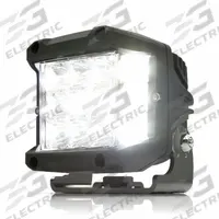 ECCO Vehicle Work Light: Square, Flood/Spot, LED, Bolt, Conductor Cable, 2 7/8 in Overall Wd (MPN EW2603-WWG). Key specifications — Brand: ECCO; Mount Type: Bolt; Electrical Connection: Conductor Cable.