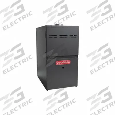 GOODMAN Residential Gas Furnace: 60,000 BtuH Heating Capacity Input, 1,200 cfm - Standard-Efficiency 80% AFUE Whole-House Gas Furnaces