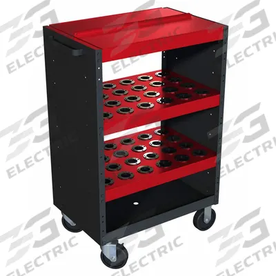 HUOT Tool Holder Cart: For NMTB40 Taper - Shielded CNC Toolholder Carts