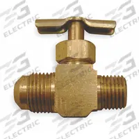 HANSEN Needle Valve: Inline Valve Body, Brass, 1/4 in Pipe Size, Flare x MIP, For Water Media, Flare (MPN 700). Key specifications — For Media: Water; Seal Material: Metal; Brand: HANSEN; Connection Gender - Side 2: Male; Connection Type - Side 1: Flare; Connection Type - Side 2: IPS; Connection Type: Flare x MIP.