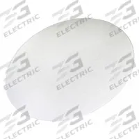 ALECO Chair Mat: Oval, 0.13 in Thick, 48 in Overall Lg, 60 in Overall Wd, Clear, Vinyl, Beveled Edge (MPN 120433). Key specifications — Brand: ALECO; Material: Vinyl.