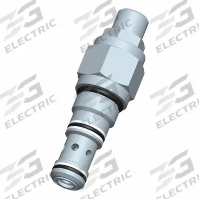 BUCHER HYDRAULICS Cartridge Valve: Screw-In, Screwdriver Adjustment, C10-25 Valve Cavity Size - Counterbalance Cartridge Valves