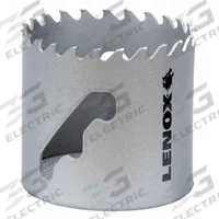 LENOX Hole Saw: 2 1/4 in Saw Dia., 3 Teeth per Inch, 1 7/8 in Max. Cutting Dp, 5/8"-18 Thread Size (MPN LXAH3214). Key specifications — attr1098070: 3; attr1098087: LENOX; attr1098073: 5/8"-18.