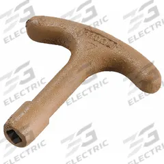 JAY R. SMITH MFG. CO Hydrant Key: 5800 Series, Cast Iron, Yellow (MPN 5810-PART03). Key specifications — Product Type: Hydrant Key; Material: Cast Iron; Color/Finish: Yellow; Brand: JAY R. SMITH MFG. CO.