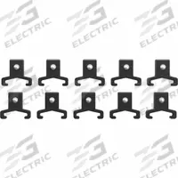 MILWAUKEE Socket Rail Clip: Black, 1 3/16 in Overall Wd, 2 in Overall Lg, Plastic (MPN 49-66-6741). Key specifications — attr1125348: Plastic; attr1125346: MILWAUKEE; attr1125347: Black.