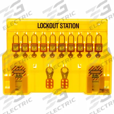 MASTER LOCK Lockout Station: 24 Components Included, Gen, Padlock Station - General Lockout Stations