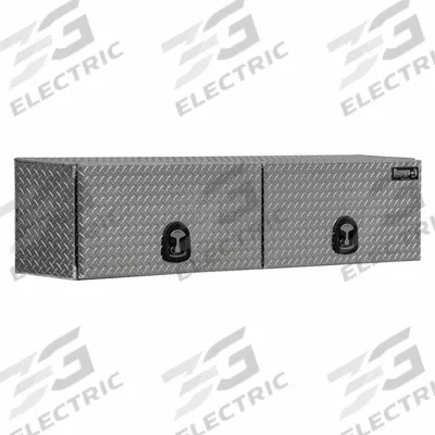 BUYERS PRODUCTS Top Sider: Topside Truck Box, Double Flip-Up Doors Lid, T-Handle Compression - Double Flip-Up Door Topside Boxes