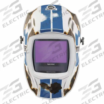 MILLER ELECTRIC Welding Helmet: Auto-Darkening, 4 Arc Sensors - Auto-Darkening Welding Helmets - Graphic