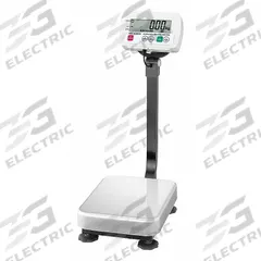 A&D WEIGHING Food Scale: 15 in Weighing Surface Dp, 11 3/4 in Weighing Surface Wd, LCD, SE-30KAM. Key specifications — Connection Ports: USB; Readability: 0.01 lb/0.005 kg; Brand: A&D WEIGHING; IP Rating: IP68.