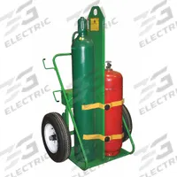 SAFTCART Cylinder Hand Truck: 1,000 lb, Side by Side, 2 Cylinder, 24 in W x 13 in D Nose Plate (MPN 554-30FW). Key specifications — Brand: SAFTCART; Color: Green; Securing Mechanism: Perma Clamp.