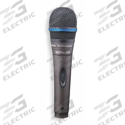 SPECO TECHNOLOGIES Handheld Microphone: XLR Male Connector (MPN MCHH100A) - Handheld Microphones