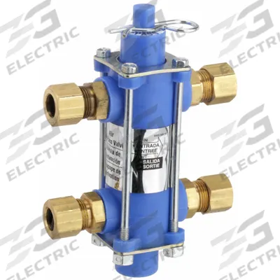 HANKISON Air/Liquid Bypass Valve: Metal/Plastic, Rubber, 35 scfm - Pneumatics