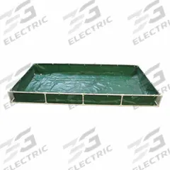 FSI Framed Pool: 9 1/2 in x 51 1/2 in x 102 in, 109 gal Capacity, PVC (MPN F-EC-PVCPOOL). Key specifications — Color: Green; Brand: FSI; For Use With: F-EC-PVCS; Material: PVC; Accessory Type: Framed Pool.