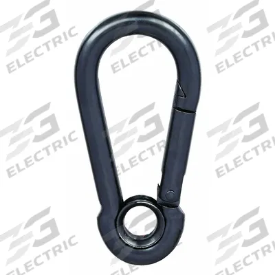 LUCKY LINE PRODUCTS Spring Snap: 1 Snaps, 175 lb Working Load Limit, Solid Gate - Load Rated Spring Snaps
