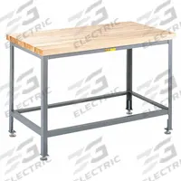 LITTLE GIANT Workbench: Adj Ht, Butcher Block, 60 in x 30 in, 1,000 lb Overall Load Capacity (MPN WT-3060-LL). Key specifications — attr558057: LITTLE GIANT.