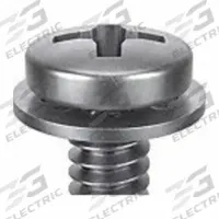 SEMS Screw: Internal Tooth, #8-32 Thread Size, 7/16 in Lg, Stainless Steel, Passivated, Pan, 25 PK (MPN 1-PPI-8C-43). Key specifications — Drive Size: #2.