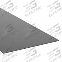 ABS Sheet: 0.0625 in Thick, 12 in x 4 ft, Opaque, Black, 6,000 psi Tensile Strength, 12 kJ/m2 (MPN 1ZBR8). Key specifications — Clarity: Opaque; Impact Strength: 12 kJ/m2.