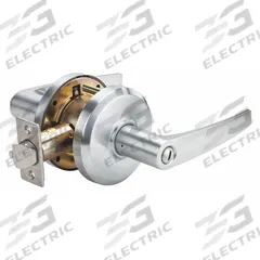 DORMAKABA Door Lockset: Privacy Lever Locksets, Chrome, ADA Compliant, SFIC (MPN QCL240A626S4478S). Key specifications — Ligature Resistance: Not Ligature-Resistant; Brand: DORMAKABA; Lockset Function ANSI Code: F76; Visual Indicator Message: No Message; Lockset Style: QCL Slate; ADA Compliant: Yes; Finish: Satin Chromium-Plated : Cast Zinc.