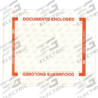 SCOTCH Packing List Envelopes: 5 in x 6 in, Packing List Enclosed, Clear, Bottom/Top - Printed Packing List Envelopes