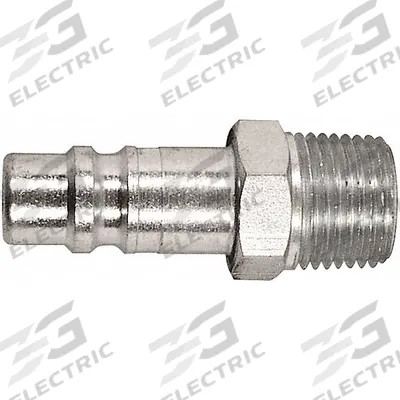 APPROVED VENDOR Quick Connect Hose Coupling: 3/8 in Body Size, 3/8 in Hose Fitting Size - Industrial Interchange Steel Quick-Connect Air Coupling Plugs