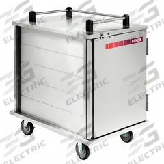CARLISLE DINEX Meal Delivery Cart: 10 Trays, Non-Pass-Through, 1 Doors, Stainless Steel, DXPICT10. Key specifications — Manufacturer Part Number: DXPICT10; Brand: CARLISLE DINEX; Caster Configuration: (2) Rigid; Color: Silver; Material: Stainless Steel; Pass-through / Non-Pass-through: Non-Pass-Through; Insulated: No; Product Type: Meal Delivery Cart.