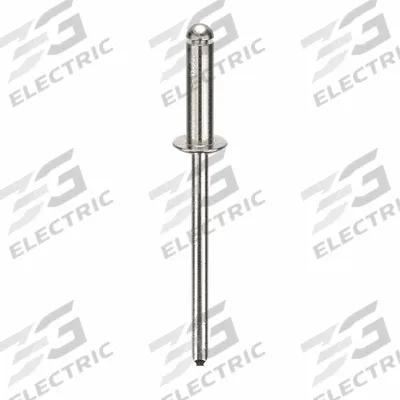 APPROVED VENDOR Blind Rivet,1 9/16 in L,1/8 in dia,PK500: Inch, 1 9/16 in Overall Lg, 15/32 in Body Lg - Domed-Head Blind Rivets