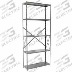 HALLOWELL Metal Shelving: Standalone, Heavy-Duty, 36 in x 12 in, 84 in Overall Ht, 5 Shelves (MPN F7510-12HG). Key specifications — attr41760: Steel; attr41761: Steel; attr37625: Unassembled; attr37628: Gray; attr33609: HALLOWELL.
