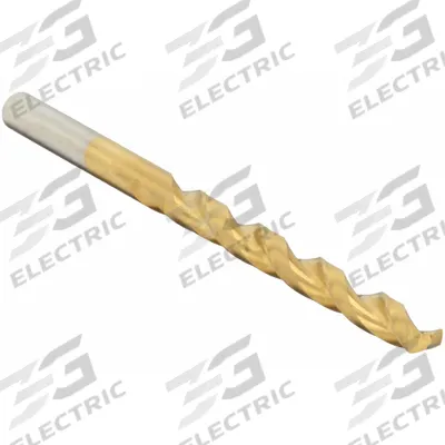 MILWAUKEE Jobber Length Drill Bit: 5/16", 135° Split Point, TiN-Coated HSS - Chip-Clearing High-Speed Steel Jobber-Length Drill Bits