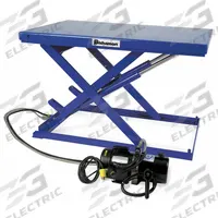 BISHAMON Scissor Lift Table: Electric, 550 lb Load Capacity, 30 in Max Lifting Ht, 40 in Platform Lg (MPN LX-25L). Key specifications — attr925632: BISHAMON; attr925651: 115V AC; attr925643: Hydraulic.