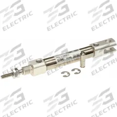 SMC Round Body Cylinder: 3/8 in Bore, 1 in Stroke, Non-Repairable, Stainless Steel, Basic Mounting (MPN NCDJ2B10-100-B). Key specifications — attr1122958: Rotating Rod; attr942235: Carbon Steel; attr942202: SMC; attr942227: Basic; attr942243: NCJ2.