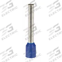 PANDUIT Wire Ferrule: 14 AWG Max Wire Size, Holds 1 Wire, Blue, Polypropylene, 0.1 in Ferrule Dia (MPN FSD80-18-D). Key specifications — Brand: PANDUIT.