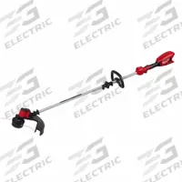 MILWAUKEE String Trimmer: 16 in Cutting Wd, Straight Shaft, 73.6 in Shaft Lg, Not Capable, 27 cc (MPN 2828-20E). Key specifications — attr975803: 73.6 in; attr975783: MILWAUKEE; attr975787: 16 in; attr975804: Straight; attr987328: No.