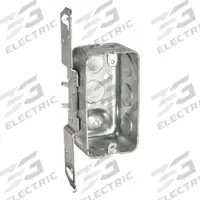 RACO Electrical Box: Steel, Steel Material & Nominal Size, 1 Gangs, 1 7/8 in Box Dp, 2 1/8 in Box Wd (MPN 661). Key specifications — Brand: RACO; Bracket Style: Stud Face & Side; Clamp Style: Without Clamps.