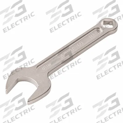 TEKTON Open End Wrench: Chromium Molybdenum Steel, Satin, 7/8 in Head Size - SAE, Single End, Open End Service Wrenches