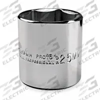 PROTO Socket: SAE, 3/8 in Drive Size, 11/16 in Socket Size, 6-Point, Std, Chrome, Not Tether Capable (MPN J5222H). Key specifications — attr1204417: PROTO; attr1204392: Chrome.