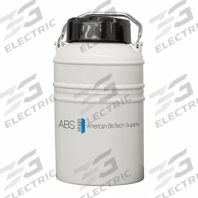 AMERICAN BIOTECH SUPPLY Cryogenic Canister: 8 L Capacity, 20 3/8 in Overall Dia, Aluminum - Cryogenic Storage Cannisters