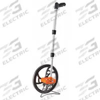 KESON Measuring Wheel: 9,999 ft Range, Fixed Handle Handle, Spoked Single Wheel, Rubber Tread, 23 in (MPN RR30). Key specifications — attr939182: ABS Plastic; attr939189: Mechanical Measuring Wheel; attr934748: RR30; attr939173: Batteries Not Required; attr939180: Not Foldable; attr939193: SAE; attr939184: Plastic; attr939185: Pistol Grip.