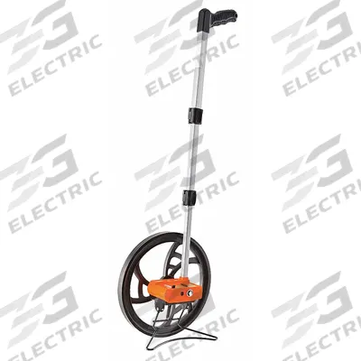 KESON Measuring Wheel: 9,999 ft Range, Fixed Handle Handle, Spoked Single Wheel - Mechanical Outdoor Measuring Wheels