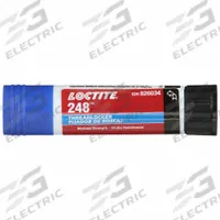 LOCTITE Medium-Strength Threadlocker: 248, Blue, No-Drip, 0.32 oz, Stick, 1 EA (MPN 826034)