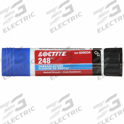 LOCTITE Medium-Strength Threadlocker: 248, Blue, No-Drip, 0.32 oz, Stick, 1 EA (MPN 826034) - Medium-Strength Threadlockers (Blue)