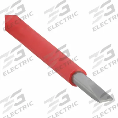 WERA Insulated Slotted Screwdriver: Kraftform, 1/8 in Tip Size, Std Lg, 6 in Overall Lg - Insulated Slotted Screwdrivers