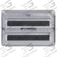 MAXXIMA Vehicle Work Light: Rectangular, Flood, LED, Grommet, Wire Leads, Universal, Surface Mount (MPN MWL-35). Key specifications — Housing Color: Clear; Brand: MAXXIMA; Mount Type: Grommet; Electrical Connection: Wire Leads; Installation Type: Permanent.