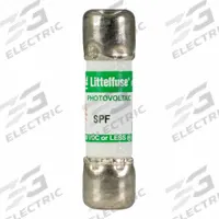 Solar Fuse: SPF Series, Fast-Acting, 10 A, 1,000 V DC (MPN SPF010). Key specifications — Series: SPF; Brand: LITTELFUSE.