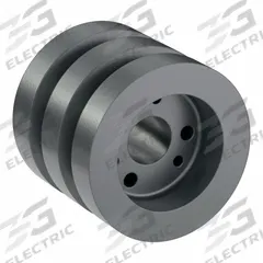 APPROVED VENDOR V-Belt Pulley: 3V235, 2 Groove, 2.35 in OD, Bushed Bore, JA, For 3V/3VX Belt Section (MPN 23V235JA). Key specifications — Pulley Industry Number: 3V235; Pitch Diameter: 2.35 in (3V); For Belt Section (broad, with similar types): 3V or 3VX.