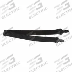 MCR SAFETY Strap: TAA Compliant, Clip, 22 in Overall Lg, Black, Solid (MPN SR5STRAP). Key specifications — Attachment Type: Clip; Brand: MCR SAFETY; Color: Black; Pattern: Solid.