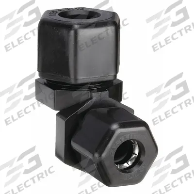 PARKER Compression Fitting Elbow: 1/2 in OD x 3/8 in OD Size - Polypropylene Compression Tube Fittings
