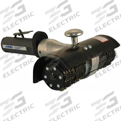 AURAND Air Powered Scarifier: Palm-Grip, 8 in Cleaning Area, 3/4 hp, 9 lb Tool Wt - Palm-Grip Handheld Air-Powered Scarifiers