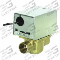 Motorized Zone Valve: 3.5 Cv Flow Rate, 2-Way, 1/2 in Female Sweat, Spring Return, NO, On/Off Signal (MPN V8043B1019). Key specifications — Actuator Voltage: 24V AC; Manufacturer Part Number: V8043B1019; Brand: HONEYWELL HOME.